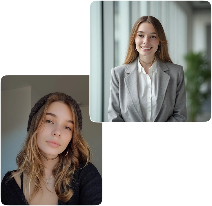AI headshot generator sample