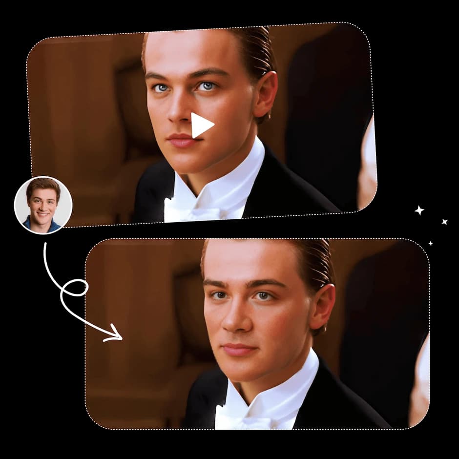 video face swapping sample